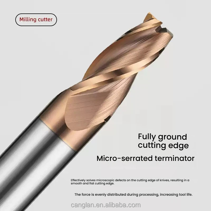 65HRC AlTin Coated Tapered End Mill CNC Cutter Ball Nose Tungsten Carbide For Die Mold &amp; Injection Mold Making ODM OEM