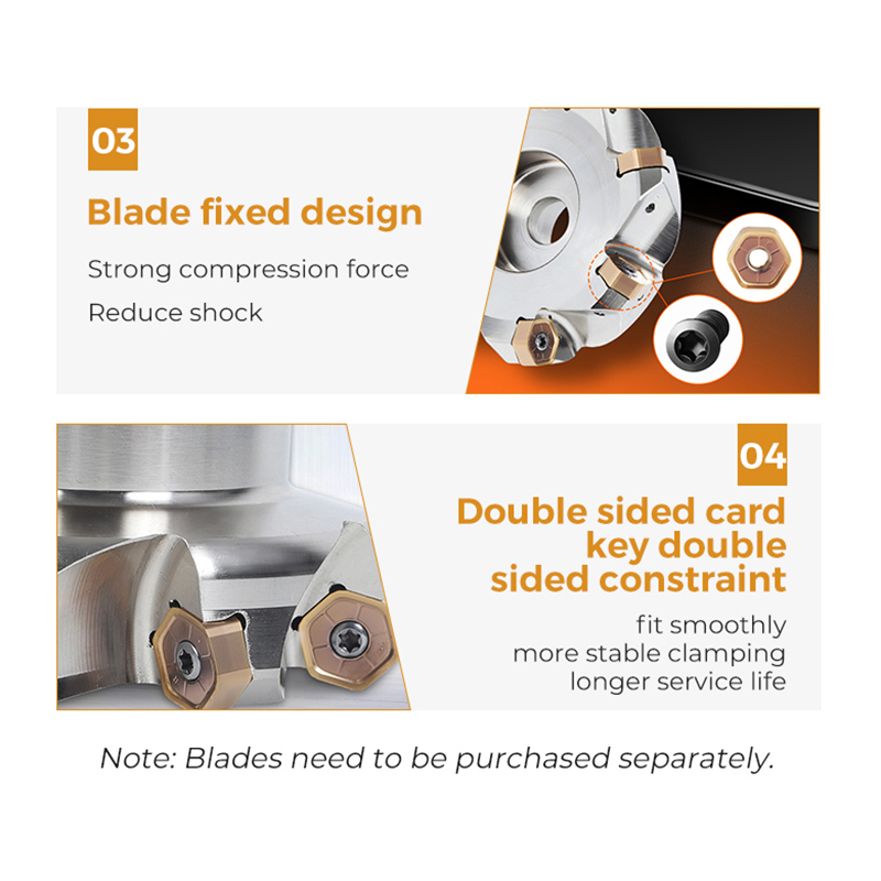 90 Degree Indexable Face Mill Cutter Use APMT APKT CNC Machining Inserts Side and Face Milling Cutter
