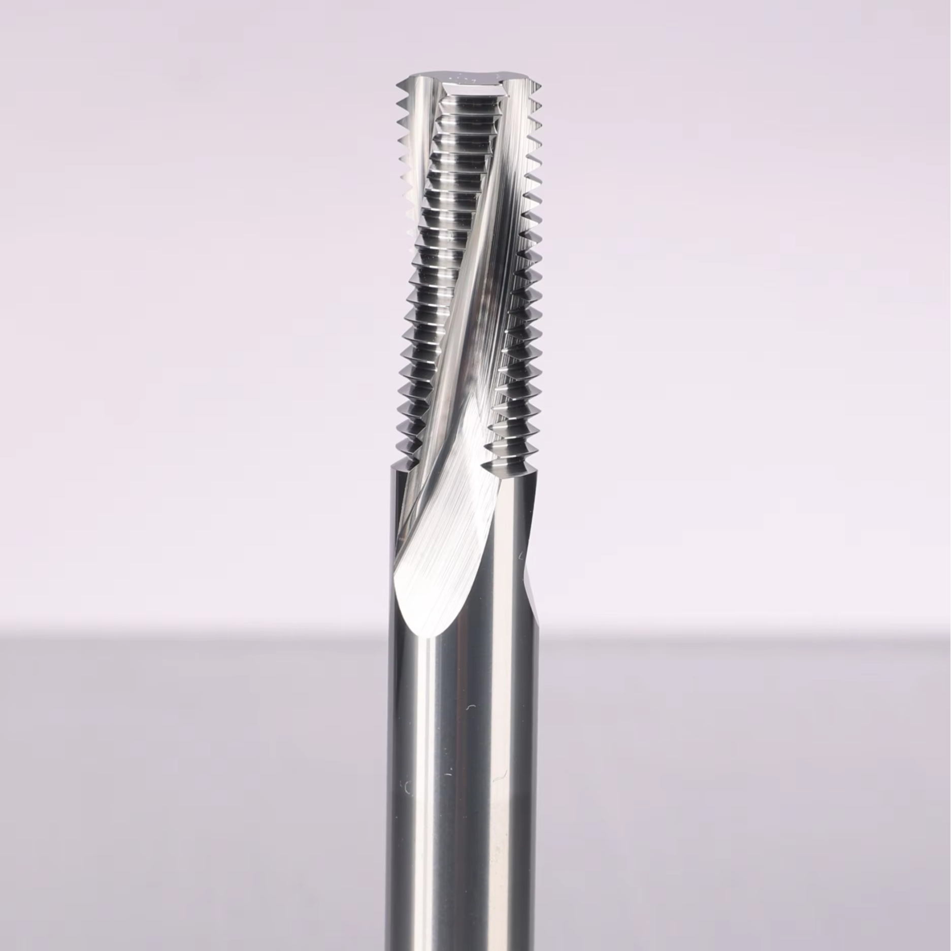 Solid Carbide Full Tooth Thread Milling Cutter for CNC Machining Center High Precision Uncoated Conventional Climb Milling