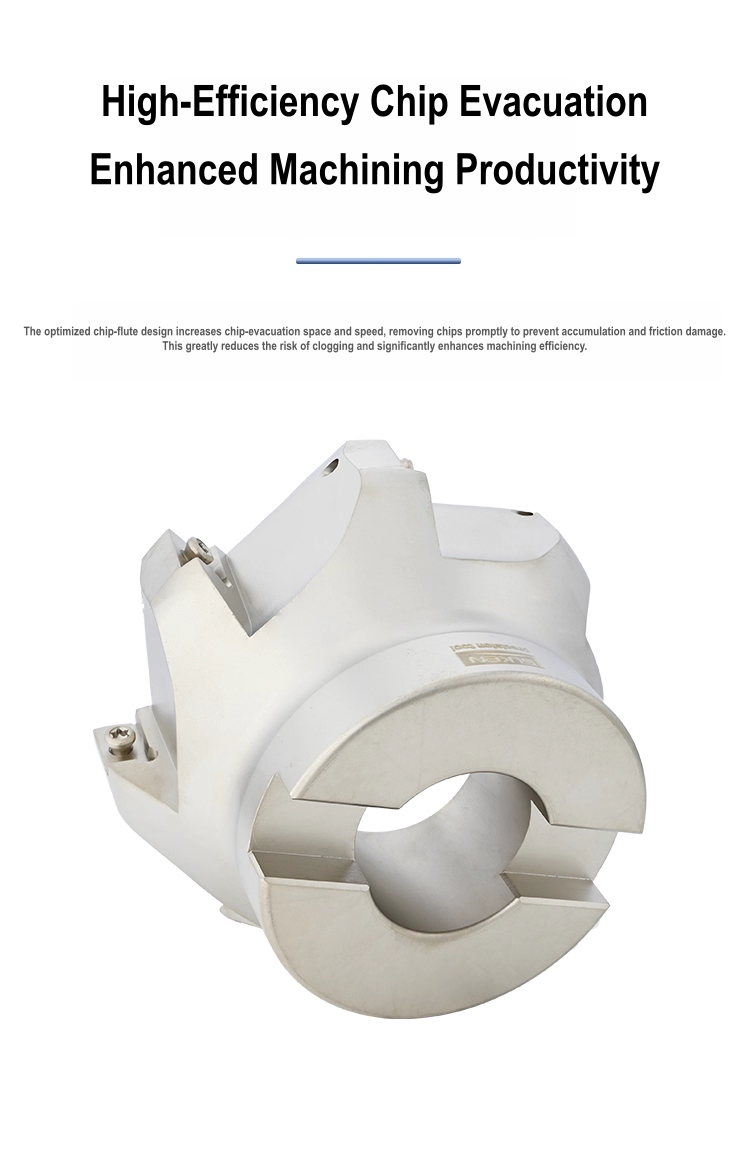 Indexable 90 Face Mill Cutter 400R Square Shoulder Milling Compatible APMT1604 Alloy Steel Inserts Uncoated CNC ODM OEM