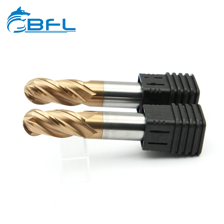 BFL Ball Nose Cutting End Mills Router Bit Tools Cutters OEM Inch Size 3/8"Shank 7/16"Shank 1/2"Shank