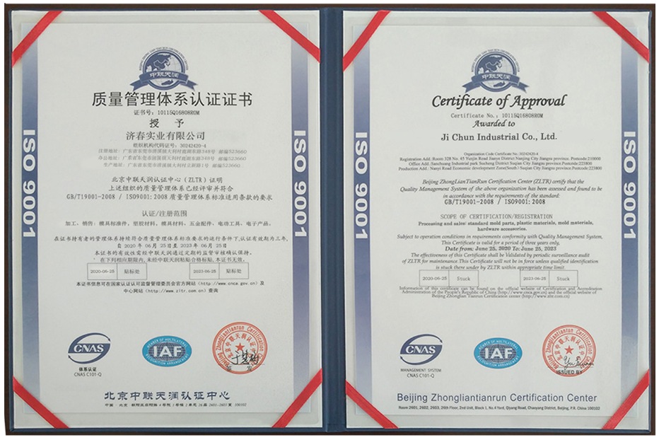 ISO9001 Certificate
