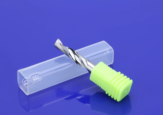 Single Flute Milling Cutter for Aluminum CNC Tools Solid Carbide Alucobond End Mill Router Bits