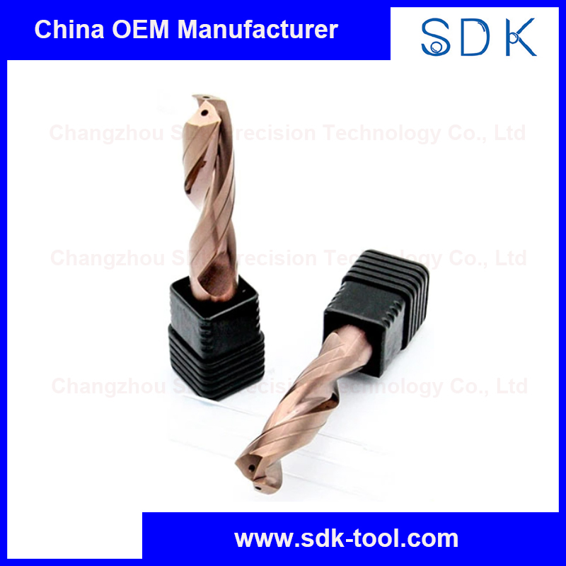 Solid Carbide Inner Coolant Double Margin Twist Drill Bit for Hardened Steel