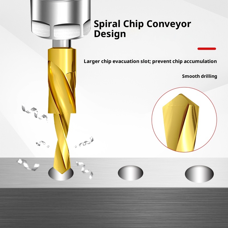 BOSSL Cobalt-Containing Step Drill Bit Set Stainless Steel Screws Countersink Drill Composite Drill Customizable Unfinished Made