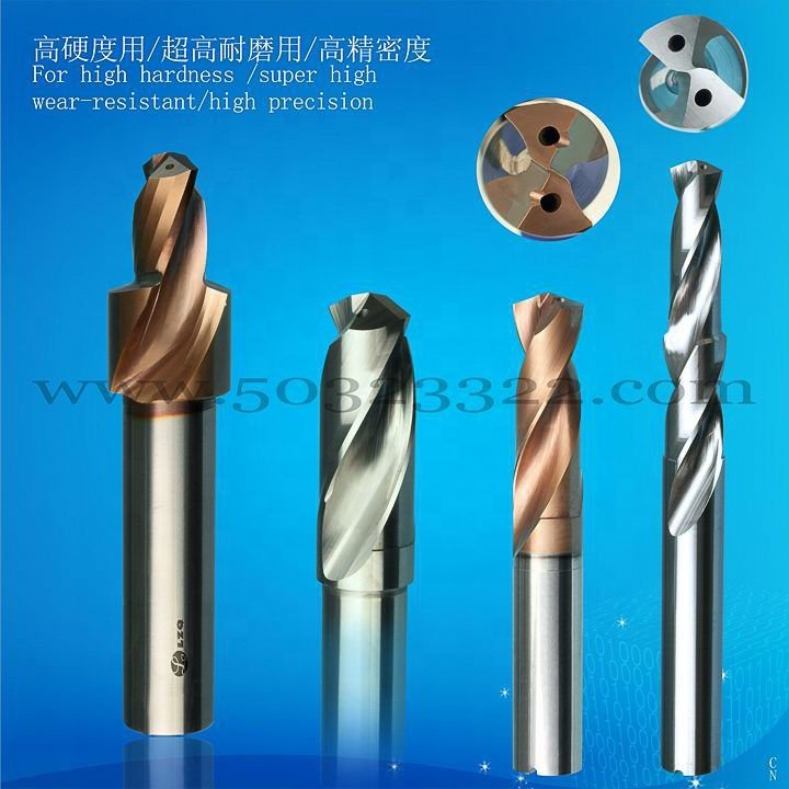step drill with coolant hole drill bites-coolant hole