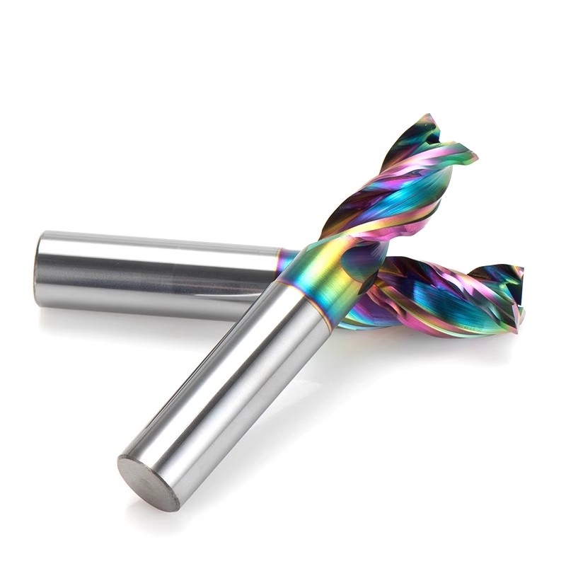 Jimmy DLC Coated Tungsten Carbide Wave Edge End Mill Aluminum 3 Flute High Helix Roughing Finishing 6061 7075 CNC Milling OEM