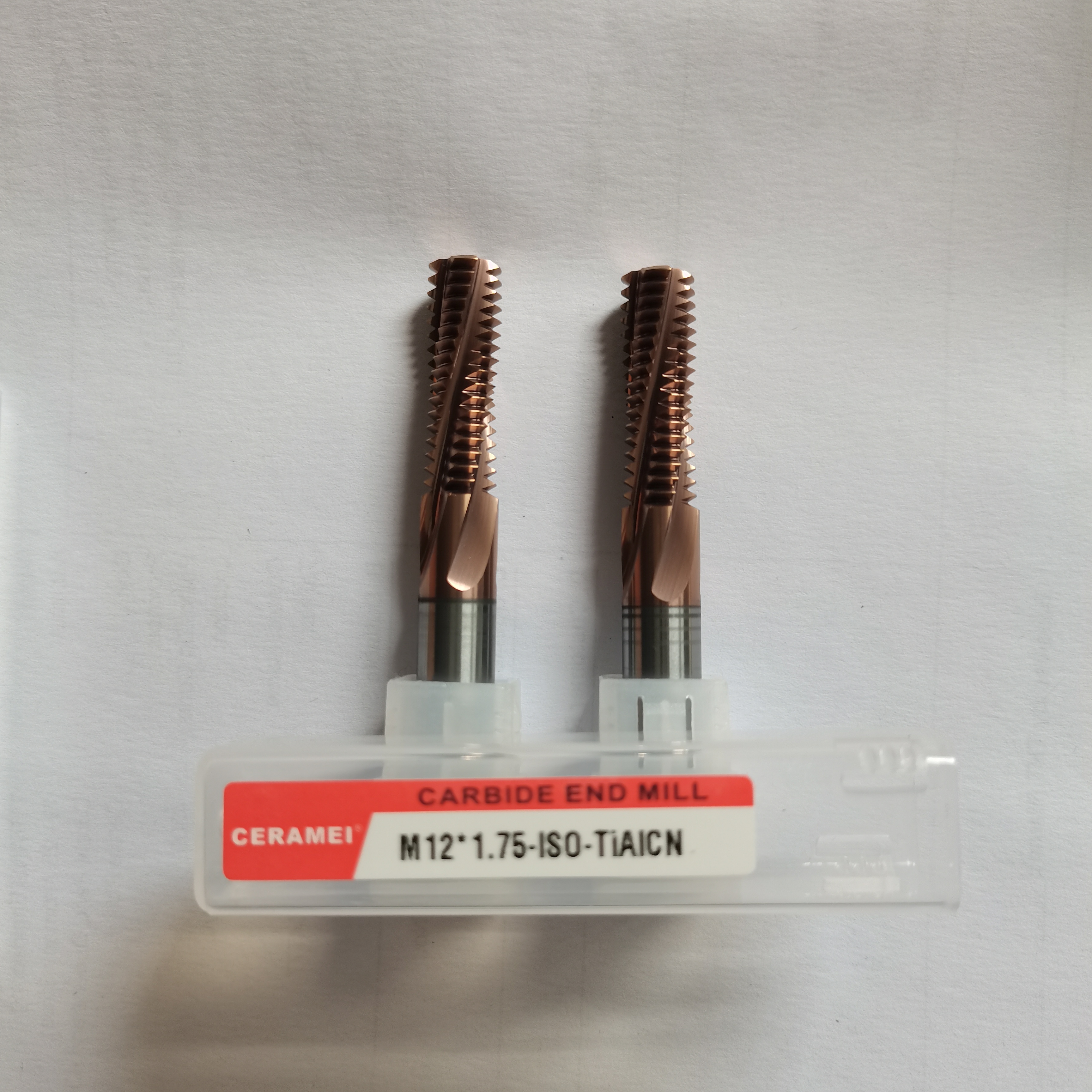 KOVES ISO Metric Alloy High-hardness Two Row FULL profile Solid Carbide Thread Milling Cutter