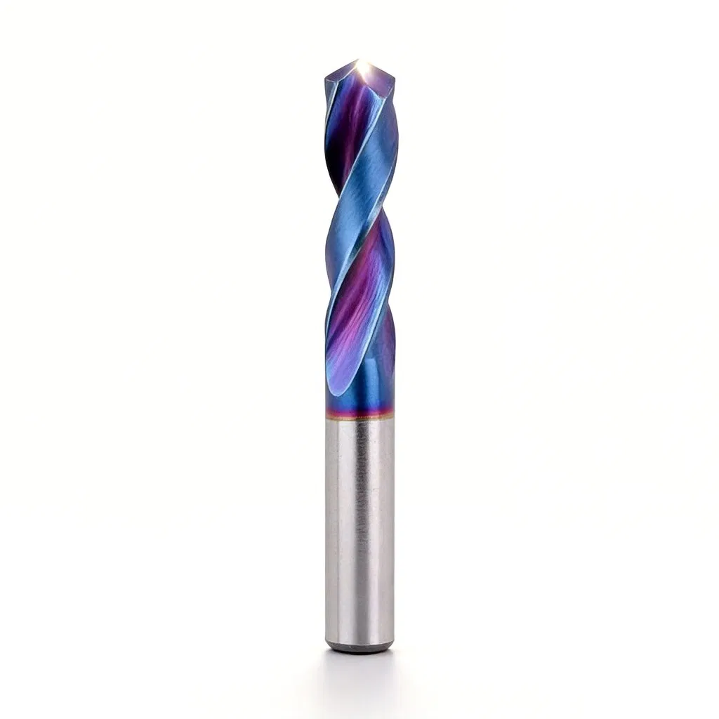 Solid Carbide Internal Coolant Drill Bit for Deep Hole Drilling