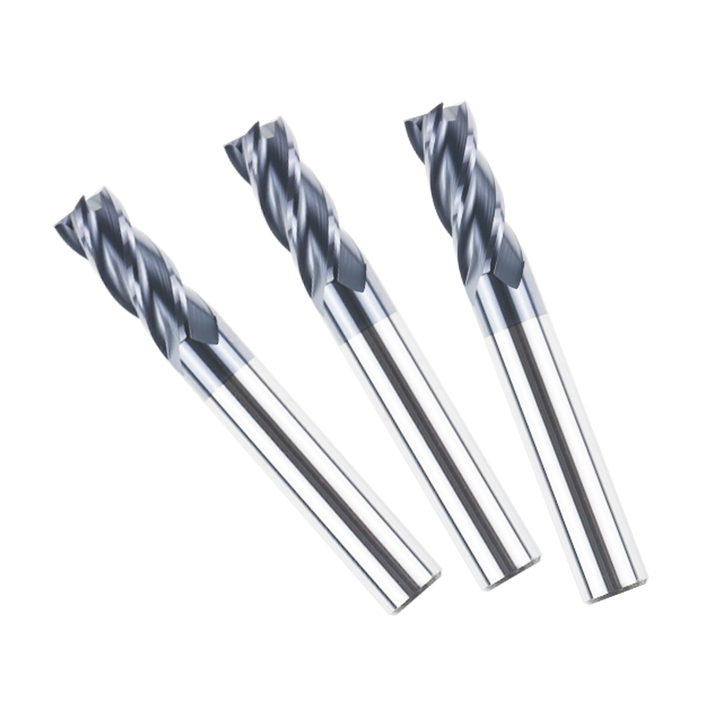 Ball Nose End Mills Solid Carbide Aluminium Mill Cutter Bit 62 Degree 12Mm 3 Flute Endmill