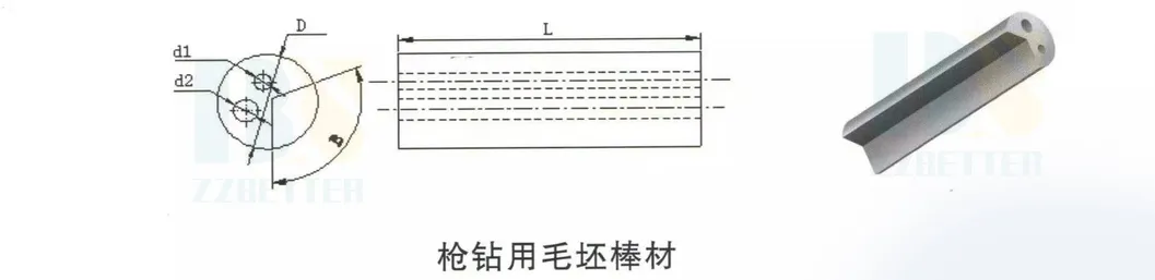 Micro-Grain Tungsten Carbide Gun Drill Rod for Ultra-Precise Deep Hole Drilling