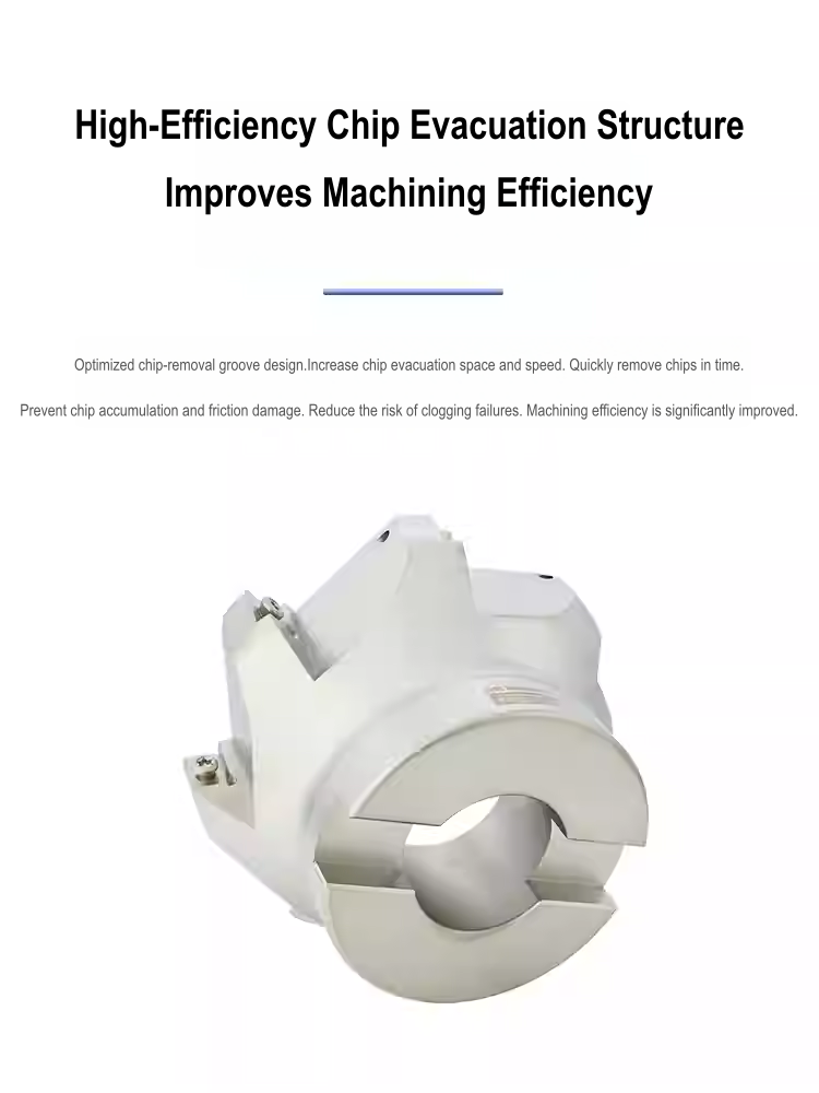 Indexable 90 Face Mill Cutter 400R Square Shoulder Milling Compatible APMT1604 Alloy Steel Inserts Uncoated CNC ODM OEM