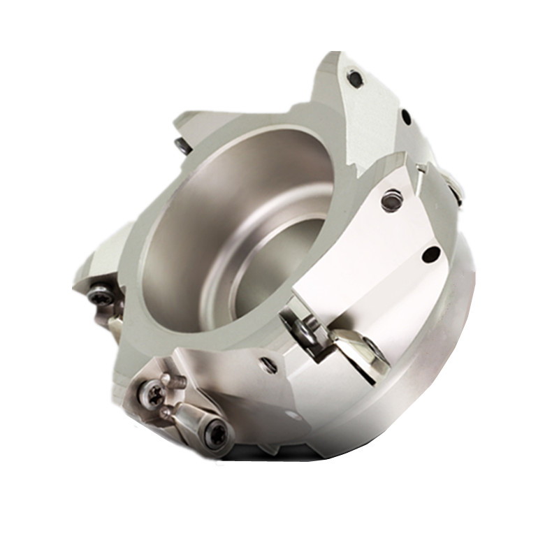 CNC Indexable Lathe Face Milling Cutter AJX Face End Mill AJX12/14 High-Feed Face Mill for Inserts JDMW12/14