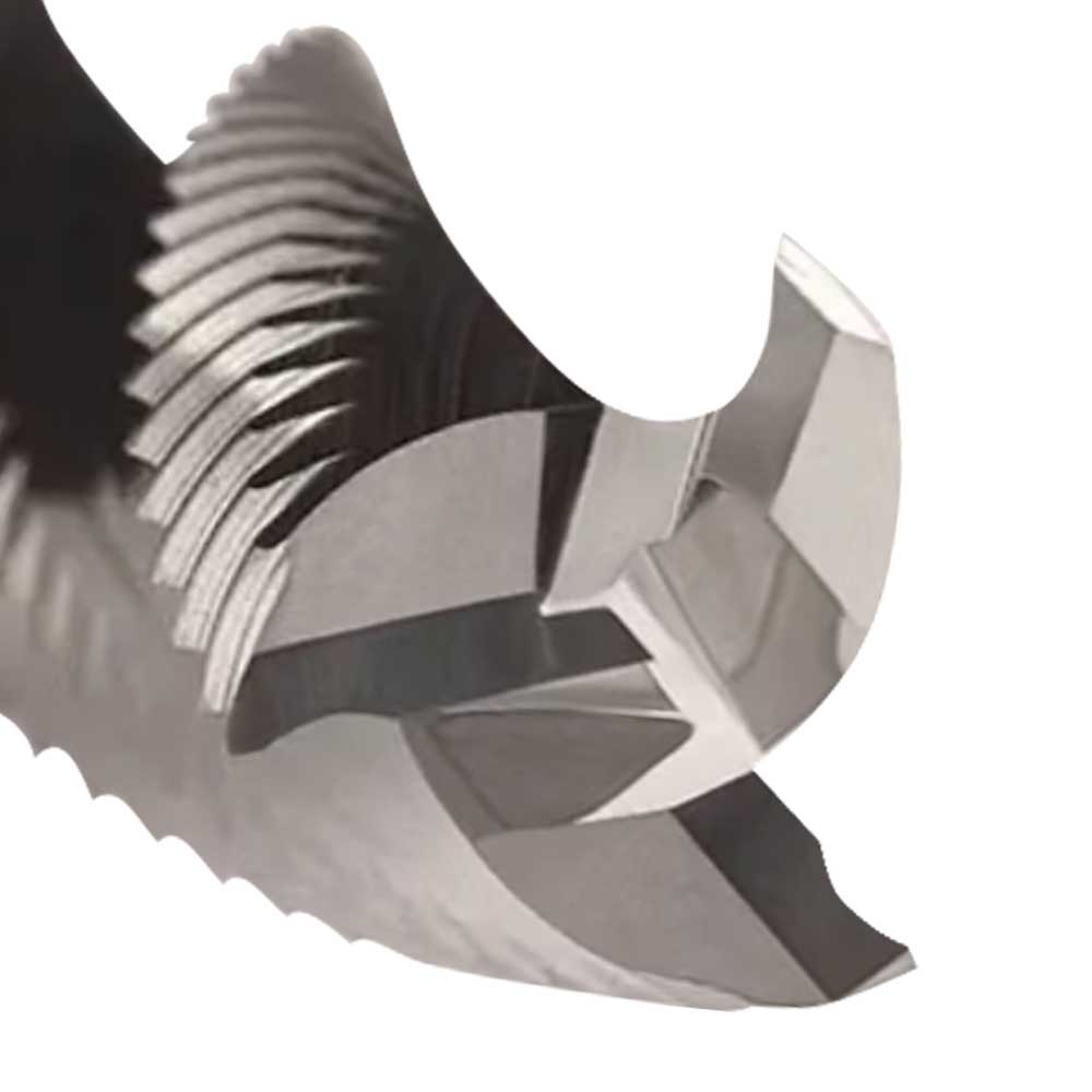 SLANK Tungsten Carbide Wood Rough EndMills Three Flutes Ripple Roughing Milling Cutter Steel Spiral Roughing End Mills