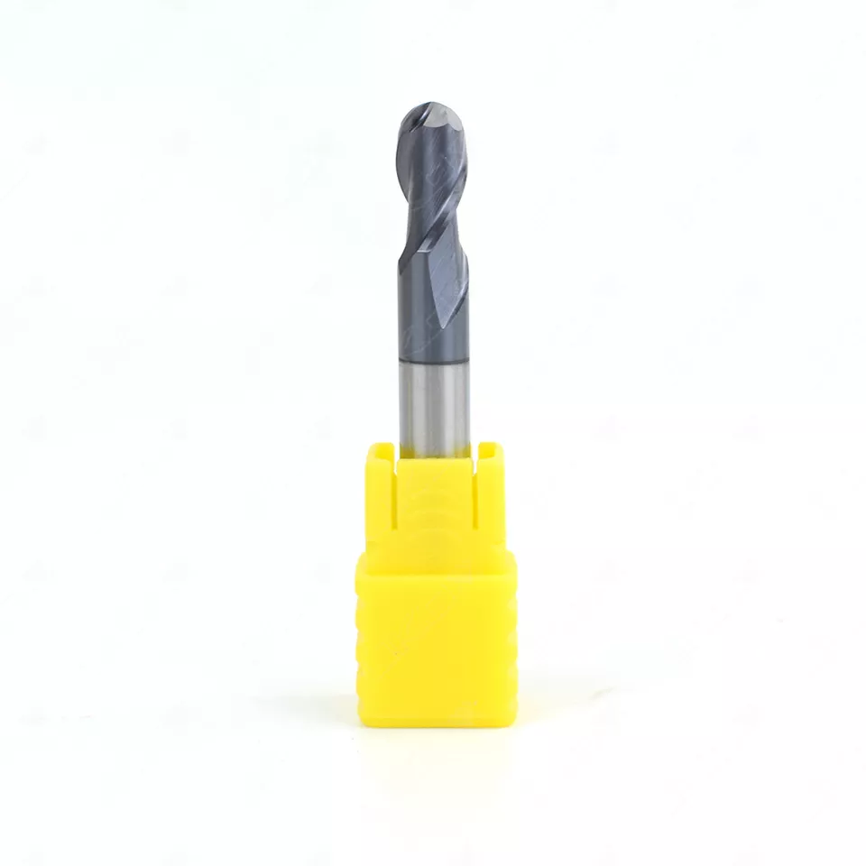 CNC Milling Cutter 2 Flutes Ball Nose End Mills HRC60 Alloy Steel Processing CNC Tools Cutters 2mm Ball Nose Tapered End Mill
