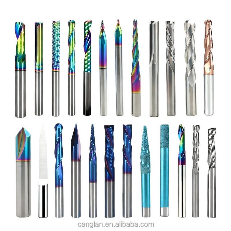 65HRC AlTin Coated Tapered End Mill CNC Cutter Ball Nose Tungsten Carbide For Die Mold &amp; Injection Mold Making ODM OEM