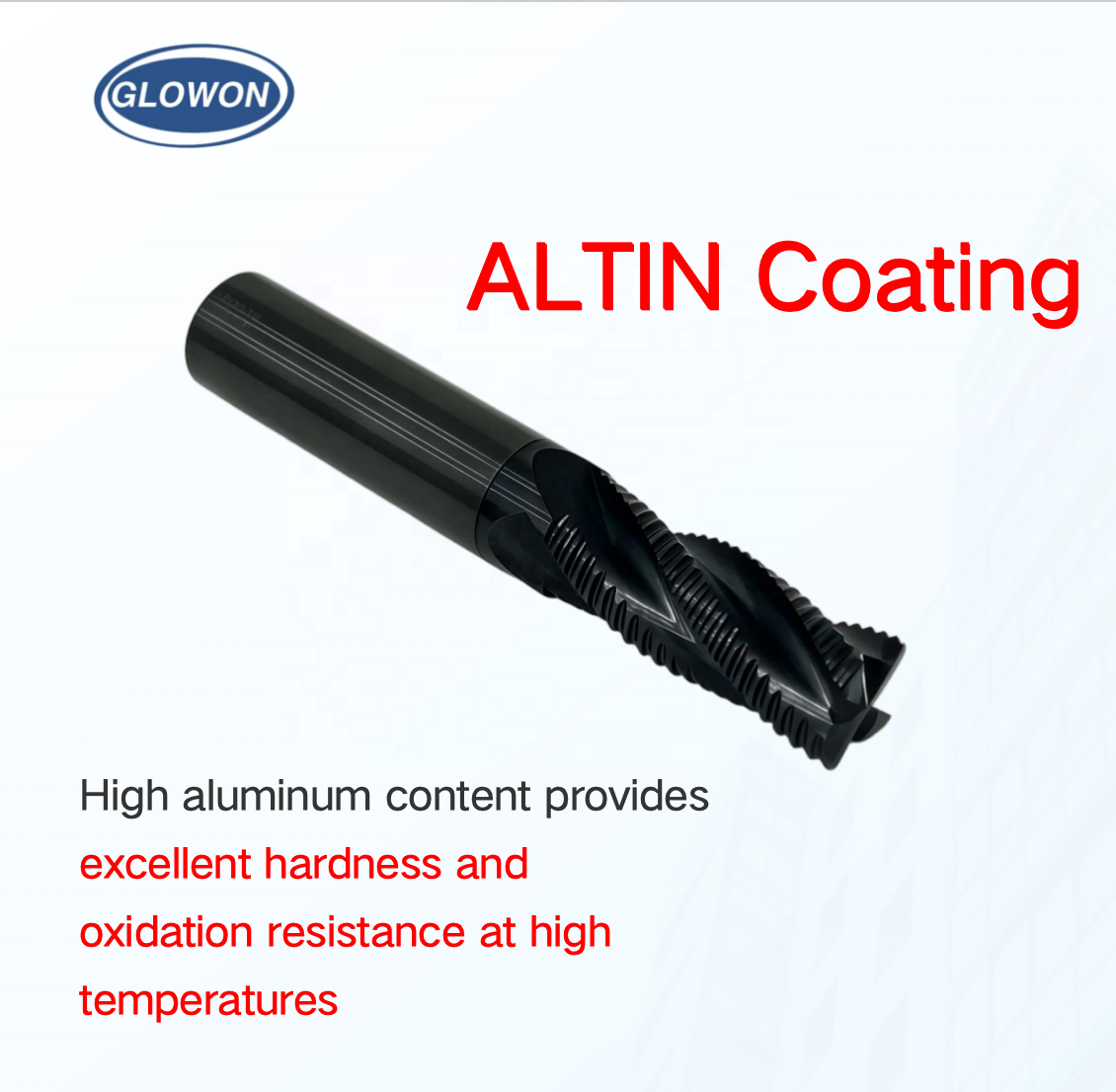HRC55 4 Flutes Roughing End Mill Wave Edge Carbide Milling Cutter for Steel Rough Machining CNC Tool