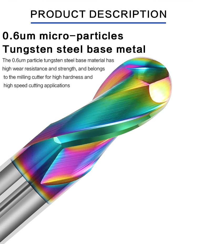 Industrial-Grade CNC Milling Cutter &Reliable Carbide Ball Nose End Mill