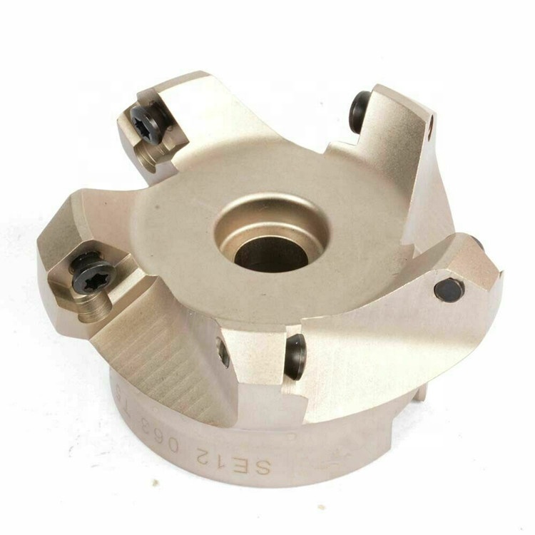 CNC Milling Tools 45 Degree Face Mill Steel CNC Lathe Indexable Km12-63-22-5T Milling Cutter