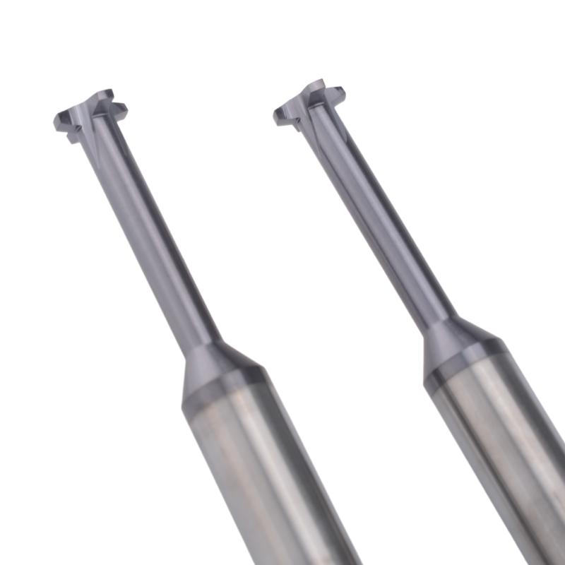 Solid Carbide 4-Flute Single Teeth Thread End Mills Cutter with TIALN Coating T Type OEM/ODM Customizable