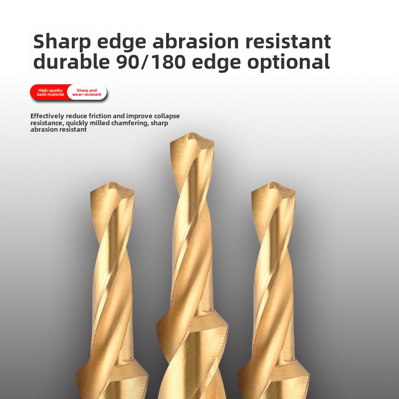 M3M5 Composite HSS Multi-Step Drill Bit Custom Link Non-Standard Twist Processing Includes Countersink and Chamfer Features