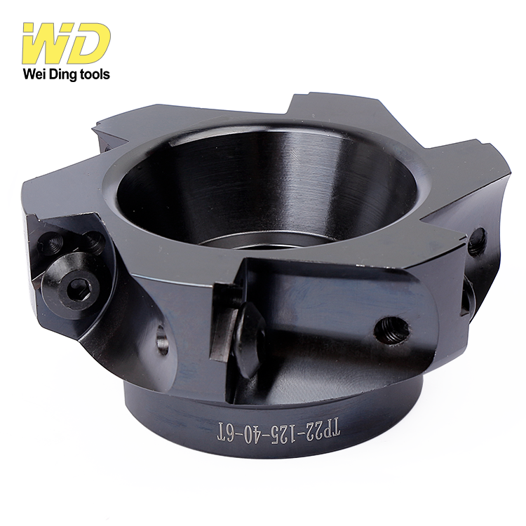 Tpkn2204 Right Angle Square Shoulder Indexable Face Milling Cutter Customizable Odm/oem Support 50 22 4t Tp16 Mill