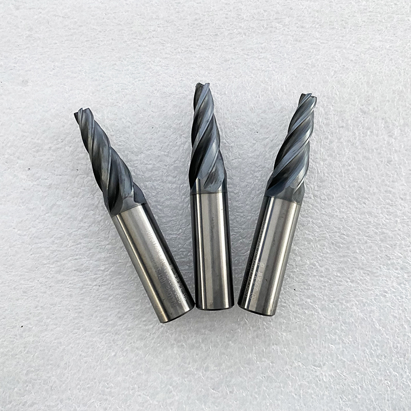 Taper Flat End Mill For CNC Router 12mm Taper Milling Cutter Coating Carbide Conical End Mills