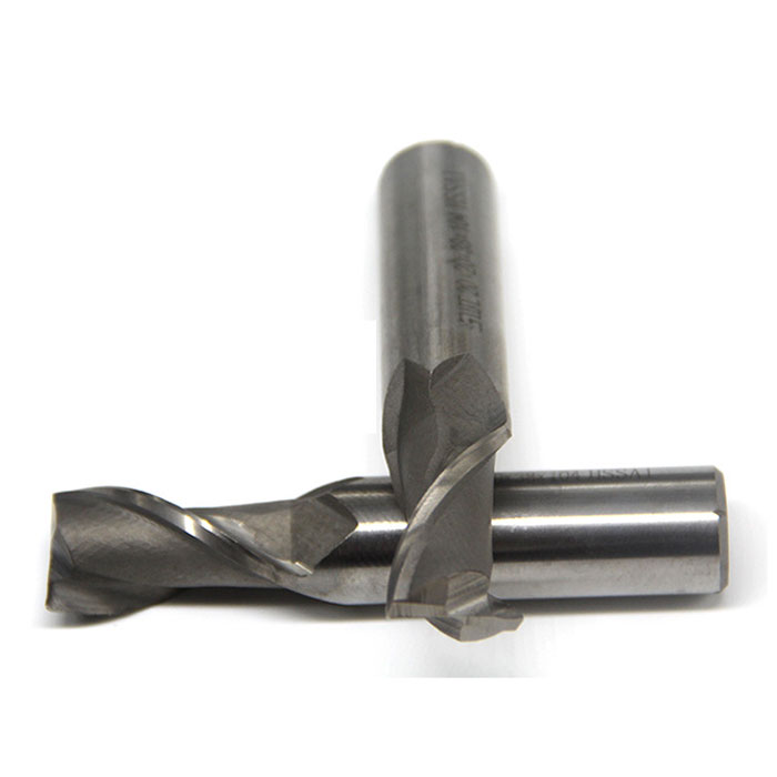 Hss Straight Shank End Mill 2 Flute Keyway Square CNC Milling Cutter