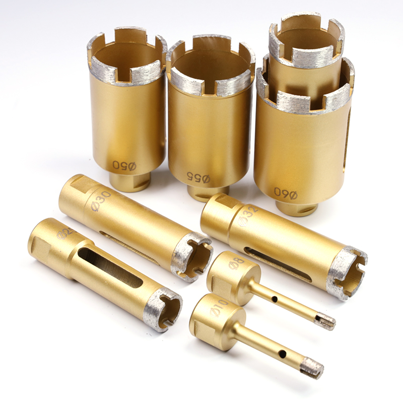 High Quality Hex Thread Vacuum Brazing Core Drill Bits for Ceramic Tile Marble Concrete Plastic Well Drilling Diamond Perforator