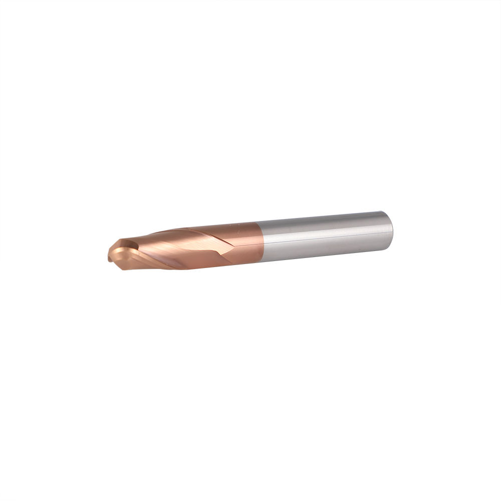 2F/4F Ball Nose End Mill Bits for Steel Milling Cutter Cutter D8 R0.5 Bull Nose End Mill Tungsten Carbide Ball Nose End Mill