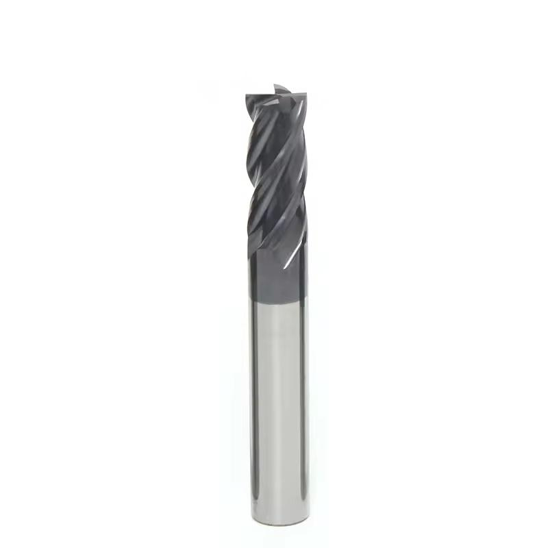 Hard Alloy Straight Shank End Mill Carbide 4 Flutes End Mill for CNC Milling High Precision Milling Cutter