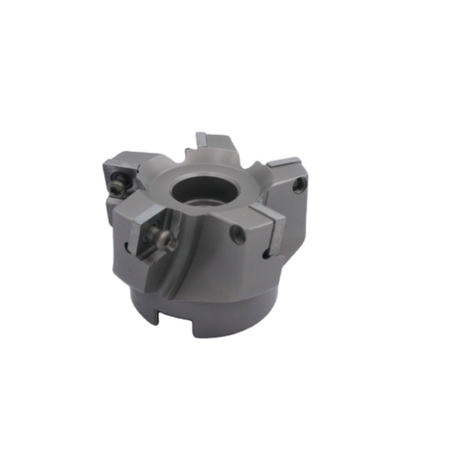 High Quality Solid Carbide Milling Tools CNC Indexable Face Mill Cutter with Climb Milling for Face/Step Shoulder Applications