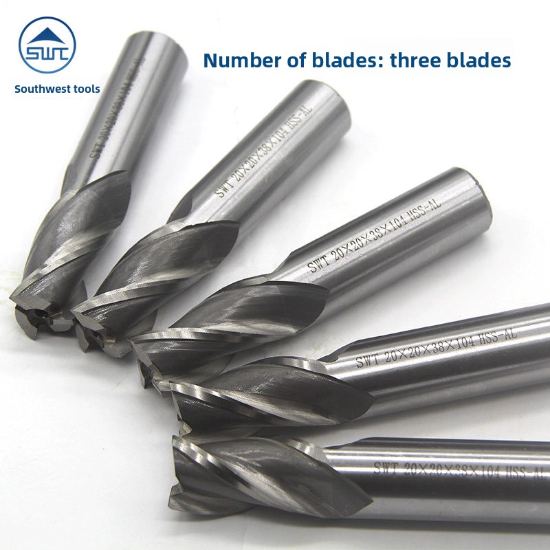 Non-calibration Straight Taper Shank End Mill Keyway HSS 65 93 M35 Made in China 3-Month Warranty Within 3 Days