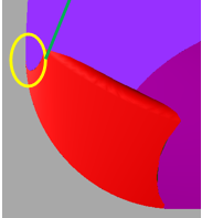 Arc Rake Face Detail 2