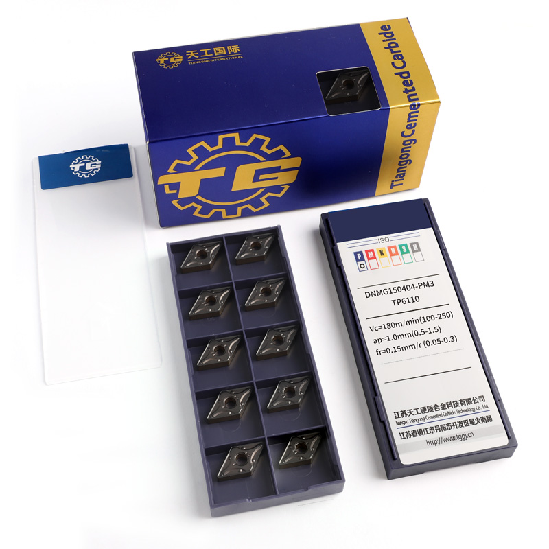 TG SPEED Factory CNC Carbide Inserts Indexable Face Mill Cutter DNMG150404-PM3-TP6110 for Lathe Machines Carbide Inserts