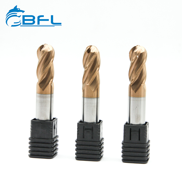 BFL Ball Nose Cutting End Mills Router Bit Tools Cutters OEM Inch Size 3/8"Shank 7/16"Shank 1/2"Shank
