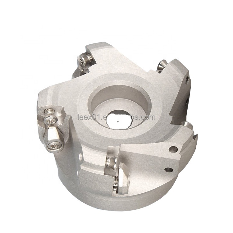 LEE-X AJX Face End Mill AJX09/12/14 High-Feed Face Mill Indexable Lathe Machine Face Milling Cutters for Inserts JDMW09/12/14