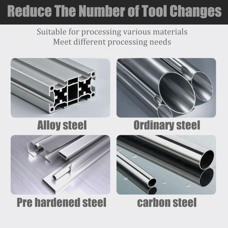 High Precision TiAlN Coated Carbide End Mill Anti Vibration 4 Flute CNC Milling Cutter For Aerospace Alloy Medical Device