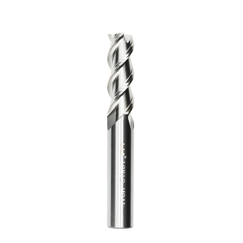3 Flute 1.5mm-23mm Straight Handle Keyway White Steel Milling Cutter HSS End Mill CNC Router Milling