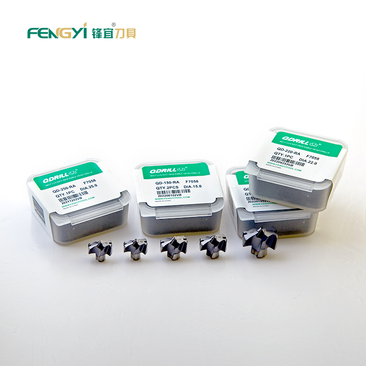 Fengyi Customized Cobaltly Power Drill Set 3 Teeth Drill Indexable Head Special Drilling Head