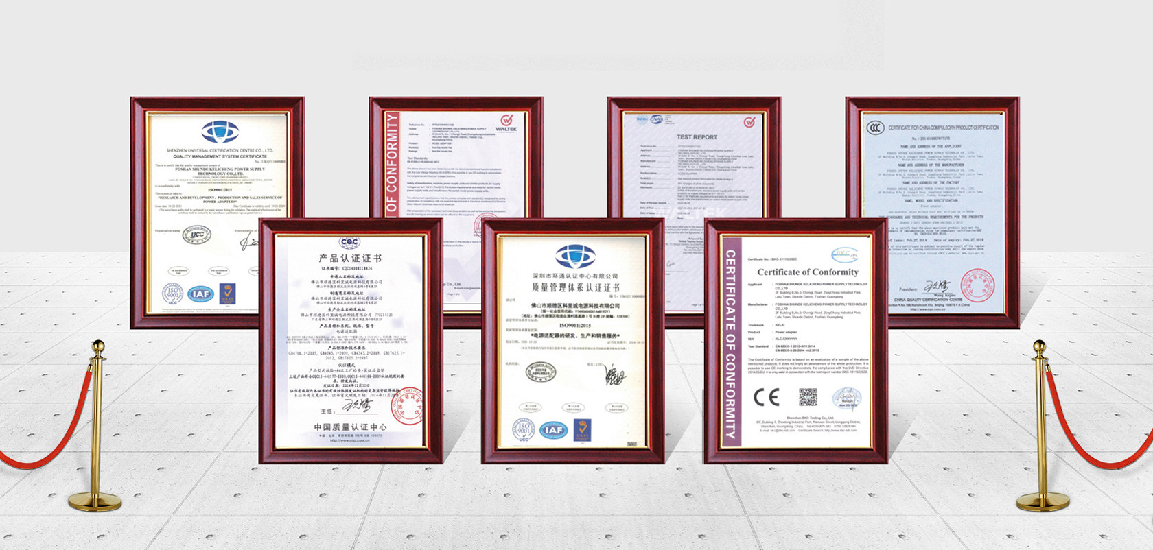 Certificates