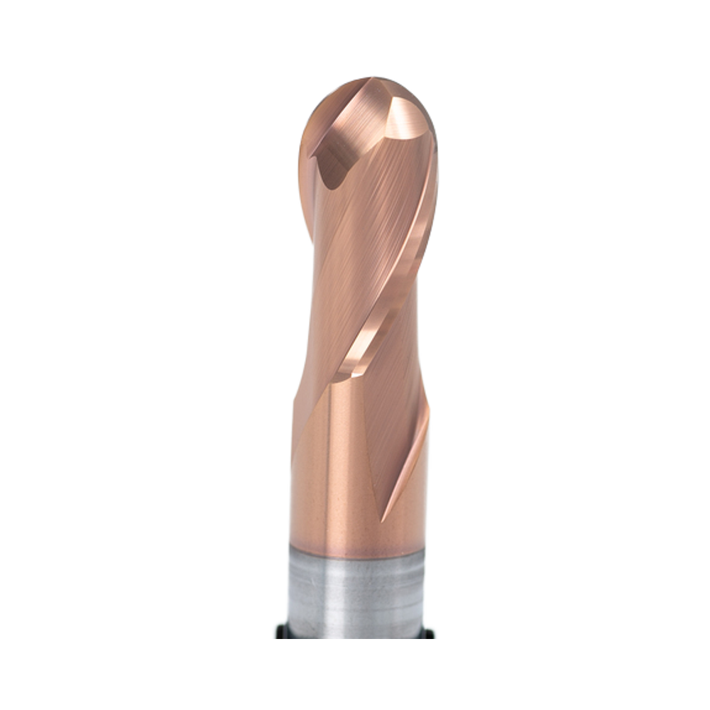 Ball Nose End Mill 2 Flute Carbide Ball End Cutter for CNC Machining 3D Contouring Mold Making Universal Processing ODM OEM