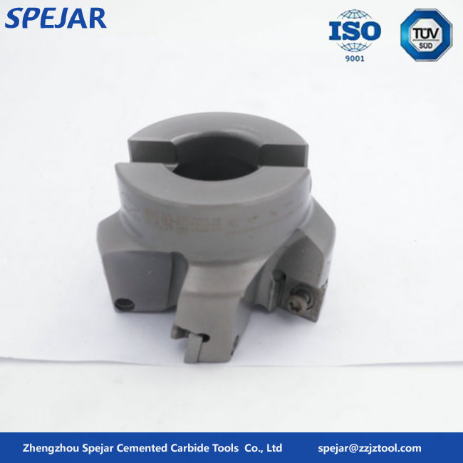High Quality Solid Carbide Milling Tools CNC Indexable Face Mill Cutter with Climb Milling for Face/Step Shoulder Applications