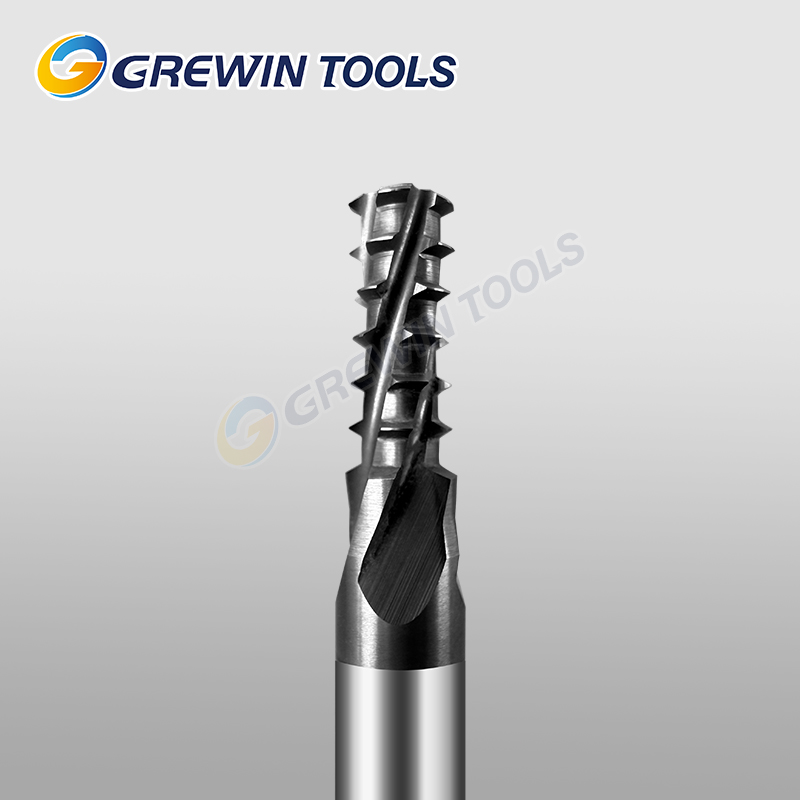 Grewin 60&deg; Metric Staggered Tooth Full Profile Thread Mill Anti-Vibration for Steel Stainless Steel