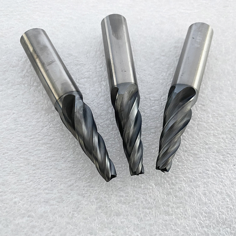 Taper Flat End Mill For CNC Router 12mm Taper Milling Cutter Coating Carbide Conical End Mills