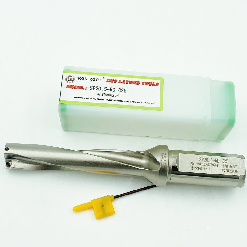 High Quality SP Series U Drill, Indexable U Drill, Depth 5D, 12mm-30mm, Drilling Tool Suitable for Lathe