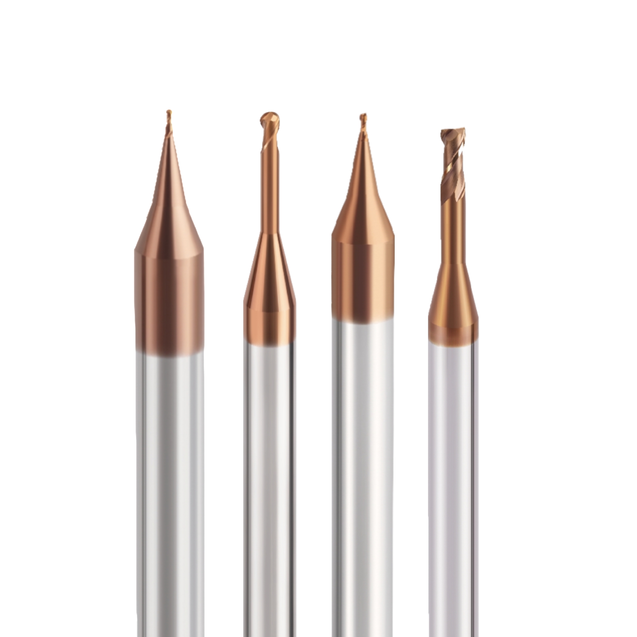 Micro Ball Nose End Mill R0.1 R0.2 High Precision Carbide Cutter For Jewelry Watch Parts