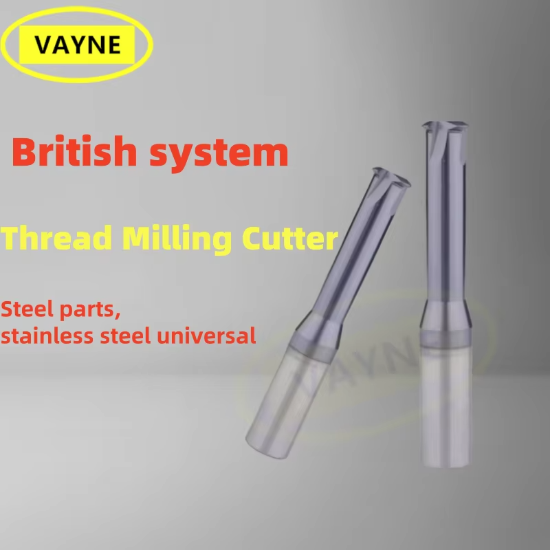 Customizable 1PCS CNC 55Degree Inch Single Tooth Range Thread Milling P 1.058 1.27 0.907-1.411 Mill Cutter 1.336-1.814 2.54