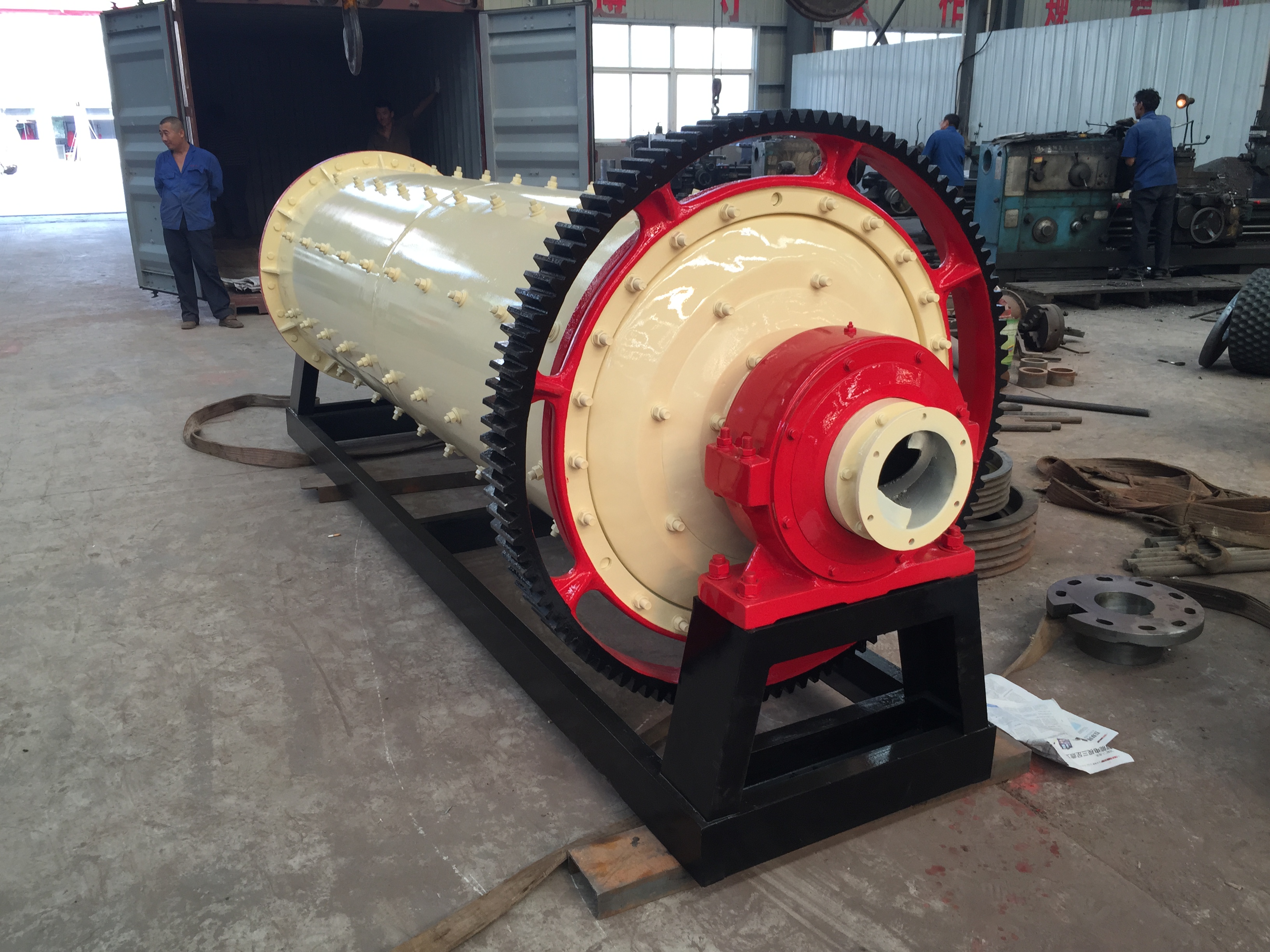 New Ball Screw Knee Mill For Gold Ore In Mining Industry Square Ball Nose End Mill With Core Motor Bearing Gearbox Components
