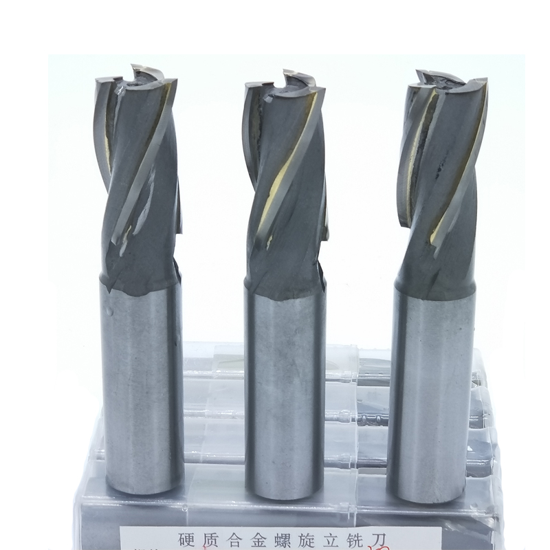 Superparticulate Straight-Handled Taper Shank End Mill Spiral Vertical Milling Cutter with Tungsten Steel Carbide Welding Blade